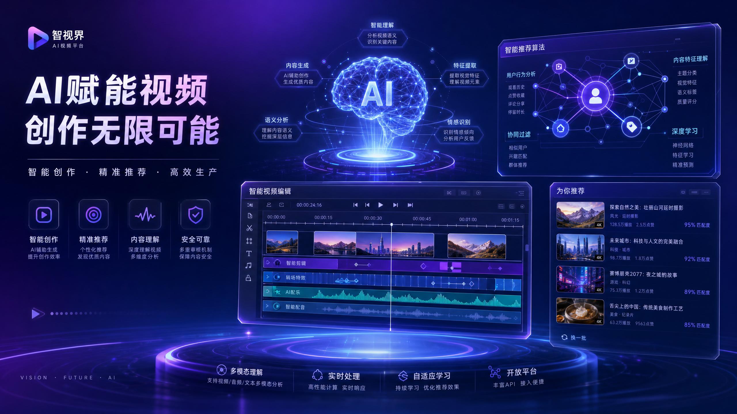 国产主播-AI赋能视频制作演示智能场景设计全流程